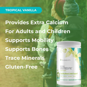 Youngevity beyond Osteo FX - Tropical Vanilla | Healthy Bone Support | Multi-Vitamin Powder | 30 Servings (1 Canister)