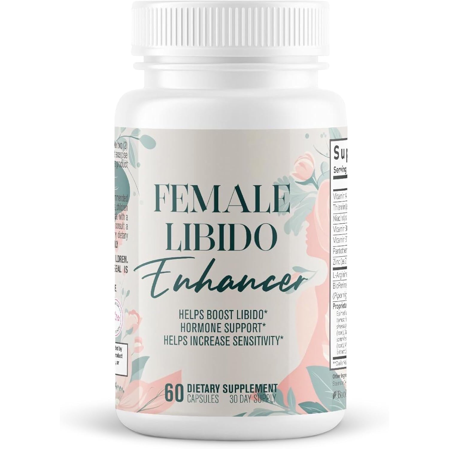 Female Libido Enhancer - Libido Booster for Women to Heighten Desire, Balance Hormones, Increase Sensitivity - 14 Ingredients for Women'S Health - 3Rd Party Tested Supplement - 60 Capsules