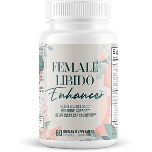 Female Libido Enhancer - Libido Booster for Women to Heighten Desire, Balance Hormones, Increase Sensitivity - 14 Ingredients for Women'S Health - 3Rd Party Tested Supplement - 60 Capsules