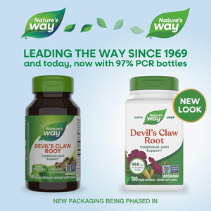 Nature'S Way Devil'S Claw Root, Joint Inflammation Relief, 100 Vegetarian Capsules
