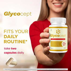 Glycocept - Glycocept Advanced Formula Support Capsules All Natural Premium Ingredients Maximum Strength, Daily Pills Support Vitamins for Health and Wellness, 60 Capsules for 1 Month