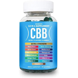 Curvy Body Bears CBB 13 in 1 Women’S Multivitamin Gummies | Herbal & Vitamin Gummy Supplement for Daily Wellness | Berry Flavor | 60 Gummies