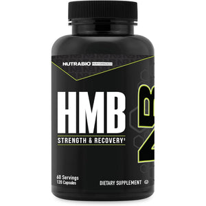 Nutrabio HMB Supplement, Amino Acid, 1000Mg, 120 Capsules