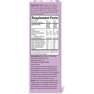 Hyland'S Kids Sleep Calm & Immunity with Melatonin, Sugar-Free Sleep Aid Liquid with Magnesium, Vitamin D, Zinc & Elderberry, Promotes Sleep & Supports Immune Health, Ages 2+, Grape Flavor, 4 Fl. Oz.
