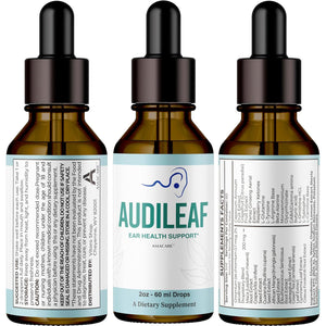 Audileaf Drops – Advanced Audileaf Drops Liquid Premium Formula All Natural Ear Health Support, Audileafdrops Daily Support Maximum Strength General Health & Wellness, 1 Bottle for 1 Month