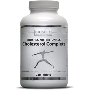 BIOSPEC NUTRITIONALS Cholesterol Complete - Natural Cholesterol Support for Cardiovascular and Heart Health* - Red Yeast Rice, CO-Q-10, Hawthorn, Magnesium (240 Tablets)