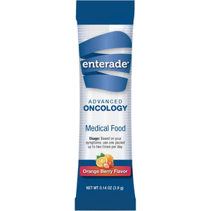Enterade Advanced Oncology Powder Packets, Orange Berry (1 Box, 10 Packets) - Specially Formulated to Decrease GI Side Effects - 10 Single-Servings