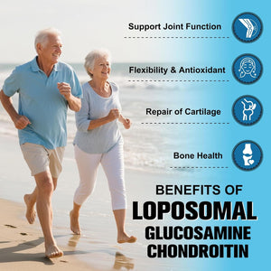 Totaria Liposomal Glucosamine Chondroitin MSM Collagen | 3000 MG | Joint Support Supplement Bone Health Support Flexibility & Cartilage Maintenance for Men & Woman Supplement, Non-Gmo