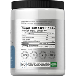 Horbaach D-Mannose Powder | 10 Oz | Supplement for Women and Men | Unflavored | Vegetarian, Non-Gmo, and Gluten Free