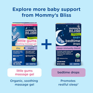 Mommy'S Bliss Baby Probiotics + Vitamin D Drops, Supports Digestive Health & Immune Function*, 400IU Vitamin D , Supports Bone Development*, Newborns+, Flavorless, 0.34 Fl Oz (30 Servings)