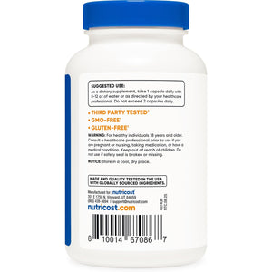 Nutricost Boron Capsules 5Mg, 240 Vegetarian Capsules - Gluten Free and Non-Gmo