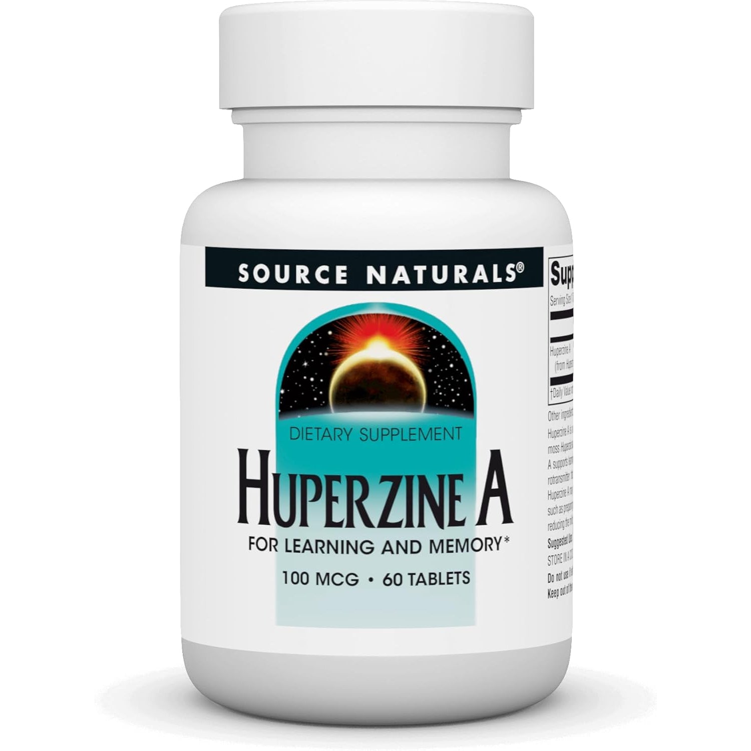 Source Naturals Huperzine a for Learning & Memory* - 100 Mcg, 60 Tablets