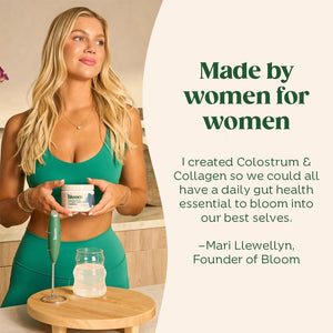 Bloom Nutrition Bovine Colostrum Powder for Gut Health, Immune Support, Hair Growth & Beauty Supplement, Gluten Free, Sugar Free | Orange Cream, 25 Servings