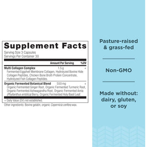 Ancient Nutrition Collagen Peptides Pills, Hydrolyzed Multi Collagen Supplement, Types I, II, II, V & X, Supports Healthy Skin and Nails, Gut Health and Joints, 90 Capsules