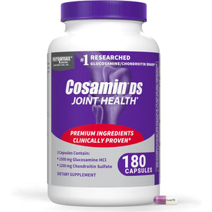 Nutramax Laboratories Cosamin® DS Joint Health Supplement with Glucosamine & Chondroitin for Adult Men & Women, Joint Supplement, 180 Capsules