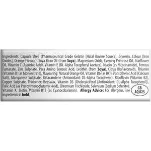 Wellwoman Vitabiotics Advanced Vitamin & Mineral Formula with Evening Primrose & Starflower Oils 30 Capsules