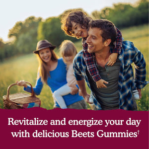 Garden of Life Organic Beet Root Gummies Made from Pectin with Antioxidants, Vitamin C, Vitamin D & B12 for Heart Health & Energy – BEETS Gummies – Vegan, Gluten Free, Non GMO, Raspberry, 30 Servings