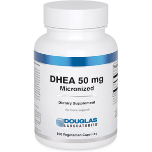 Douglas Laboratories DHEA 50 Mg Capsules - Micronized - Supports Hormone Balance, Immunity, Brain, Bone Health & Metabolism* - Non-Gmo - 100 Vegetarian Capsules