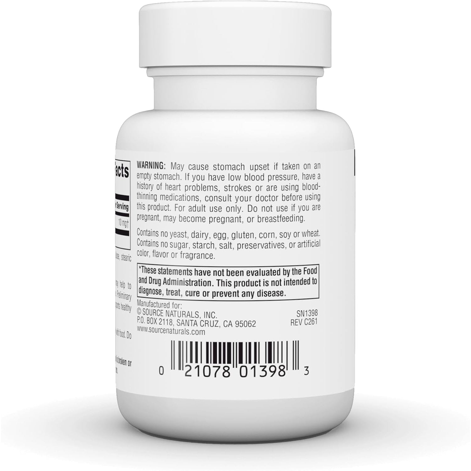 Source Naturals Vinpocetine Tablets, Supports Cognitive Performance*, 10 Mg - 60 Tablets