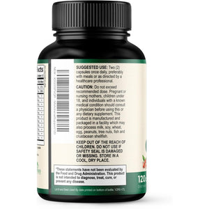 Nature'S Nutrition Adrenal Support Supplements Cortex Complex, Best Energy Supplement, Supports Health & Energy Levels, Daily Ashwagandha for Women & Men, Supports Immune System, 120 Capsules