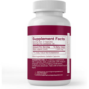 Pure Original Ingredients Beet Root, (100 Capsules) Always Pure, No Additives or Fillers, Lab Verified