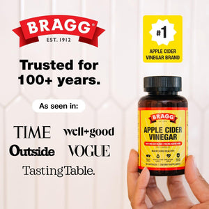 Bragg Organic Apple Cider Vinegar Capsules with Vitamin D and Zinc - (2 Pack) 90 Count - Supports Immune System