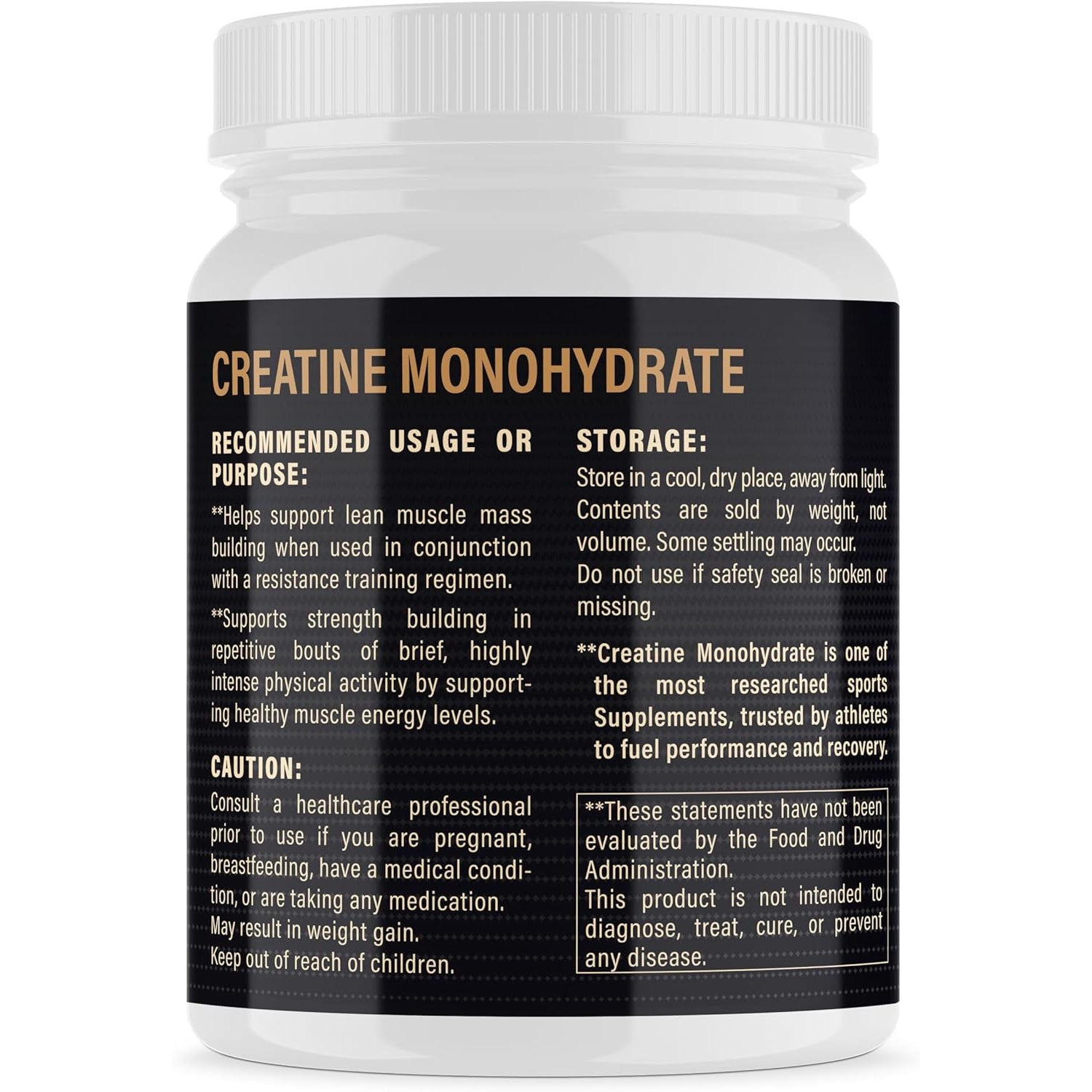 100% Pure Creatine Monohydrate Powder 200 Servings, Micronized Powder, Muscle Growth, Unflavored, Ideal for Athletes & Fitness Enthusiasts, Third Party Lab Tested, Vegan, 1000 G
