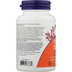 Now Foods Thyroid Energy, 90 CT