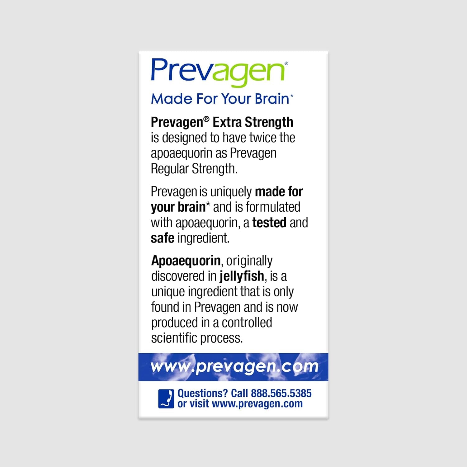 Prevagen Extra Strength - 60 Capsules (2 Month Supply) | Formulated for Your Brain | 20Mg of Apoaequorin plus Vitamin D3 with 7-Day Pill Minder