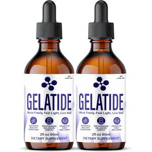 Gelatide Drops, Maximum Potency Supplement, Gela Tide Liquid Extract Advanced Premium Formula, All Natural for Men and Women 60 ML (2)
