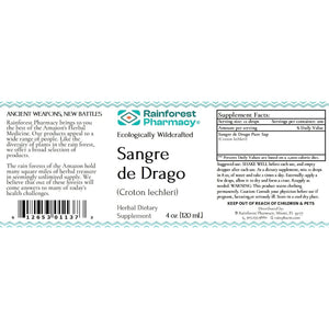 Sangre De Drago (Or Grado) Peruvian Dragon’S Blood Liquid (4Oz) | 100% Pure Liquid Sap Ecologically Wildcrafted Croton Lechleri Dragon’S Blood for Digestive and Skin Health