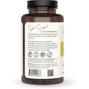 The Wellness Company Spike Support - Detox, Immune Health, Blood Flow, Anti-Clotting - Nattokinase, Dandelion Root, & Black Sativa | 60Ct (1 Month Supply)