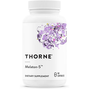 THORNE - Melaton-5-5 Mg Melatonin Supplement - Supports Normal Circadian Rhythms, Restful Sleep & Relaxation* - Third-Party Certified - Gluten, Dairy & Soy-Free - 60 Capsules