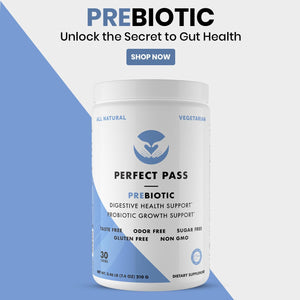 PERFECT PASS Prebiotic PHGG Partially Hydrolyzed Guar Gum 210G Powder - 100% Natural Gluten Free Non GMO - Certified Kosher Vegetarian Sugar Free