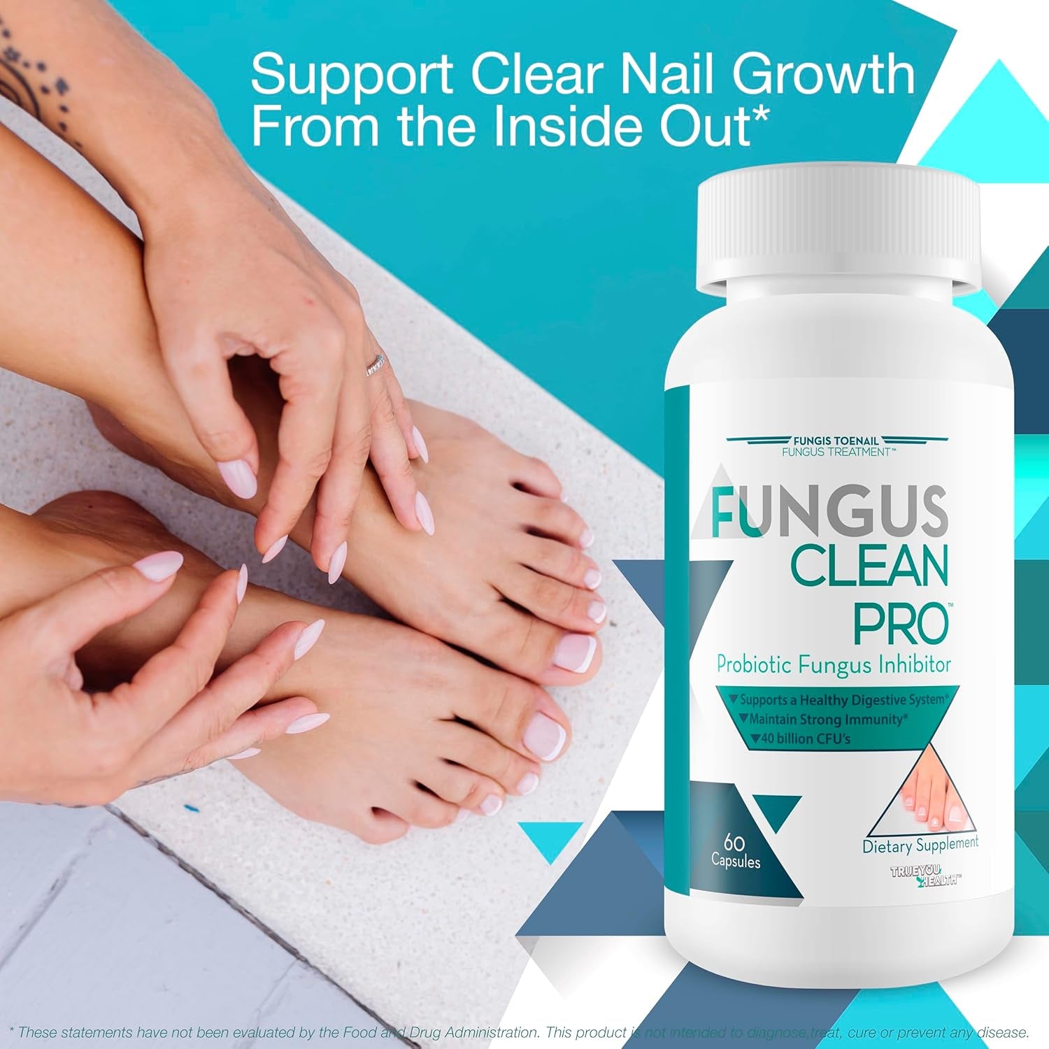 Fungus Clean Pro - Probiotic Fungus Inhibitor - Fight off Fungus from the inside Out with This Powerful Fungus Defense Probiotic Protect Your Body from Fungus