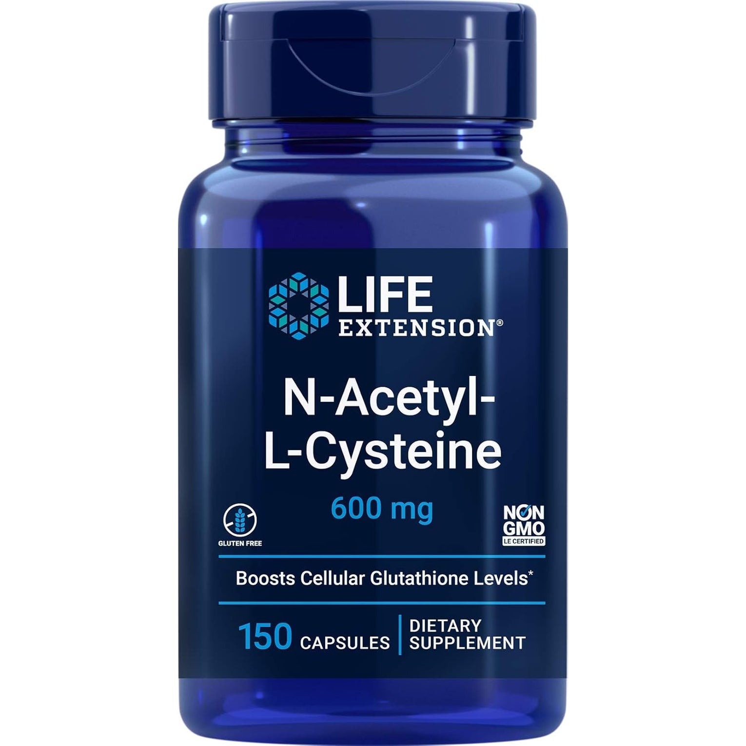 Life Extension N-Acetyl-L-Cysteine (NAC) 600Mg, 150 Capsules