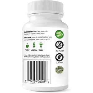 DHT Block - DHT Blocker Supplement for Skin, Acne, Hair, and Hormonal Balance. Dim, Astragalus Root, Turmeric, Natural Ingredients. for Men and Women - 60 Vegan Capsules
