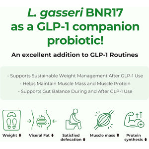 Bnrthin S30, Lactobacillus Gasseri BNR17, 10 Billion CFU Guaranteed, 30Capsules