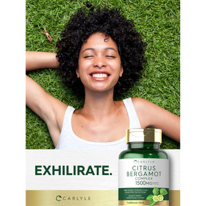 Carlyle Citrus Bergamot Supplement | Extract Complex | 120 Capsules | Non-Gmo, Gluten Free