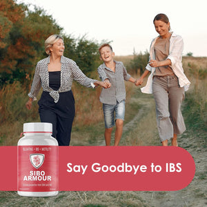 SIBO | IBS Relief (Clinical Grade Treatment) Bloating, Diarrhea, Leaky Gut, Gas | Delayed Release Peppermint | Supplement Effective on Irritable Bowel Syndrome & Small Intestine Bacteria Overgrowth
