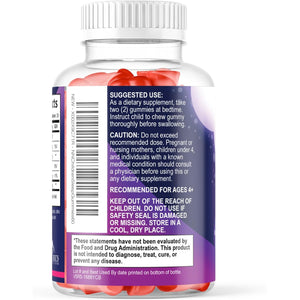 Kids Melatonin Gummies - 2Mg Melatonin per Serving - Children'S Melatonin Gummy for Restful Sleep - Best Children'S Chewable Sleep Supplement - Vegan, Non-Gmo, Natural Berry Flavor - 60 Gummies