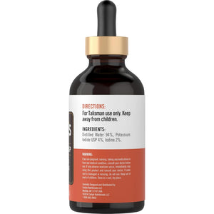 Carlyle Lugols Iodine 2 Percent | 4 Fl Oz (Pack of 1) | Potassium Iodide and Iodine Solution 2% Liquid Drops