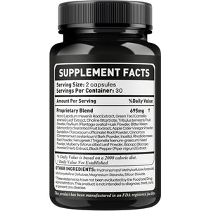 Steel Power - Steel Power Pills All Natural Maximum Strength, Daily Steelpower Capsules Premium Advanced Support Formula for Overall Health & General Wellness, 60 Capsules for 1 Month