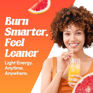 Dr.Blet All Day Burning Tea - Weight Management Support for Women, Garcinia Cambogia Extract, Korean Slimming Supplement, Grapefruit Flavored, Powder Drink Mix - 20 Pouches