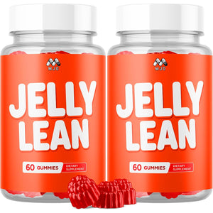(2 Pack) Jelly Lean Gummies, Official Jelly Lean Gummys with All Natural Ingredients, Advanced Jellylean Health & Wellness Vitamin Formula, Maximum Strength Active Lifestyle Multivitamin (120 Gummies)