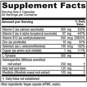 Vitanica Thyrofem, Thyroid Gland Support, Vegan, 60 Capsules