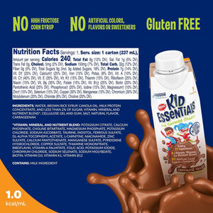 BOOST KID ESSENTIALS 1.0, Chocolate Craze 24 X 8 Fl Oz Carton