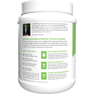 Lean1 Meal Replacement Protein Shake, Strawberry Flavor, 15 Serving Tub