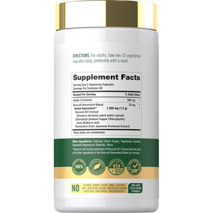 Carlyle Indole-3-Carbinol 400 Mg Supplement | 120 Capsules | I3C with Broccoli Resveratrol Blend | Vegetarian, Non-Gmo & Gluten Free