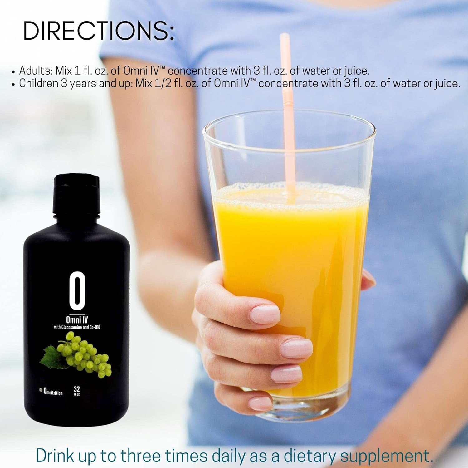 Omni IV with Glucosamine and Co-Q10, 32 Oz
